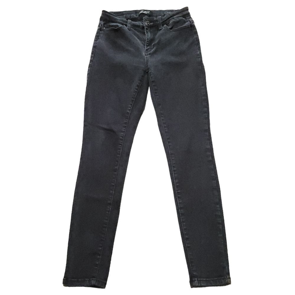 Judy Blue Skinny Fit Jeans Womens  3/26 Black Wash Stretch Denim Zip Fly